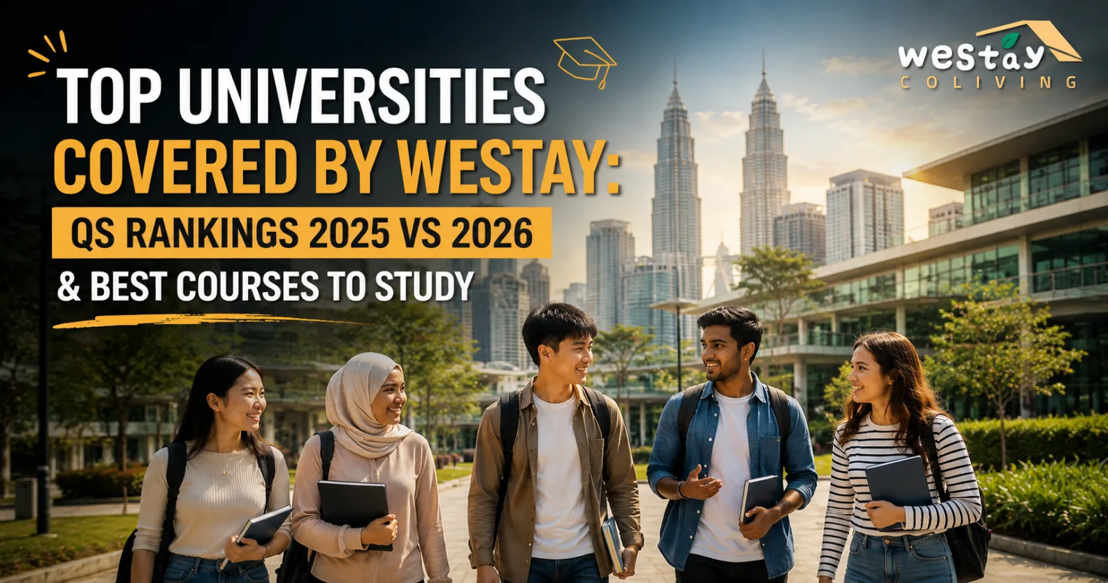 Top Universities Covered by Westay: QS Rankings 2025 vs 2026