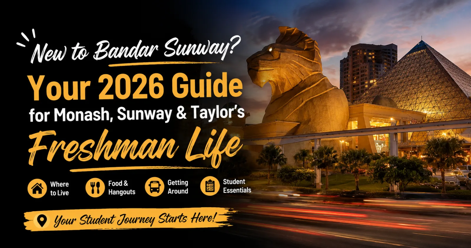 Guide for Sunway, taylor and monash university student