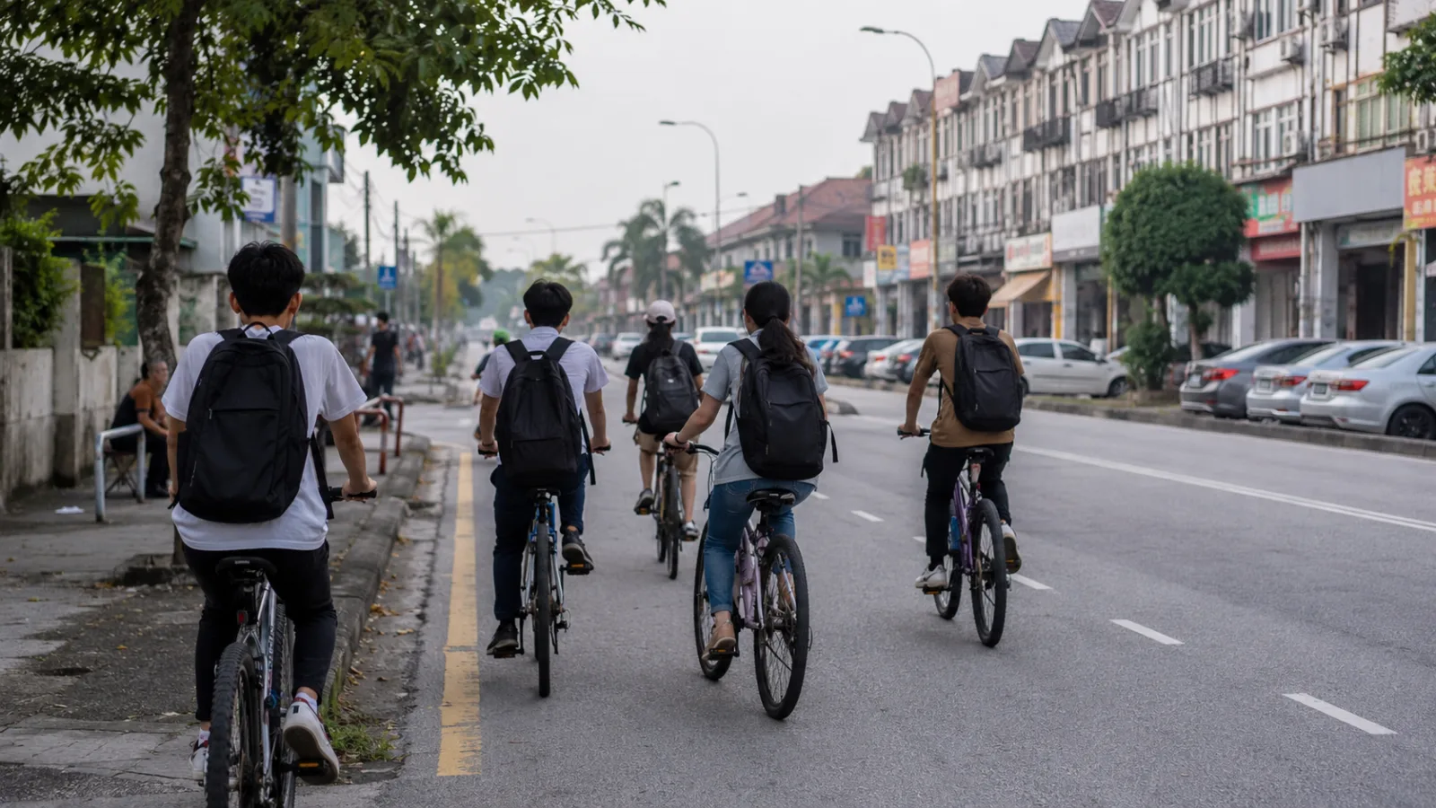 Student Cycling  Kampar | Westay Coliving